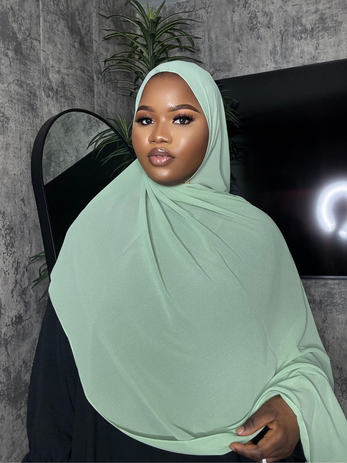 Light Green Chiffon
