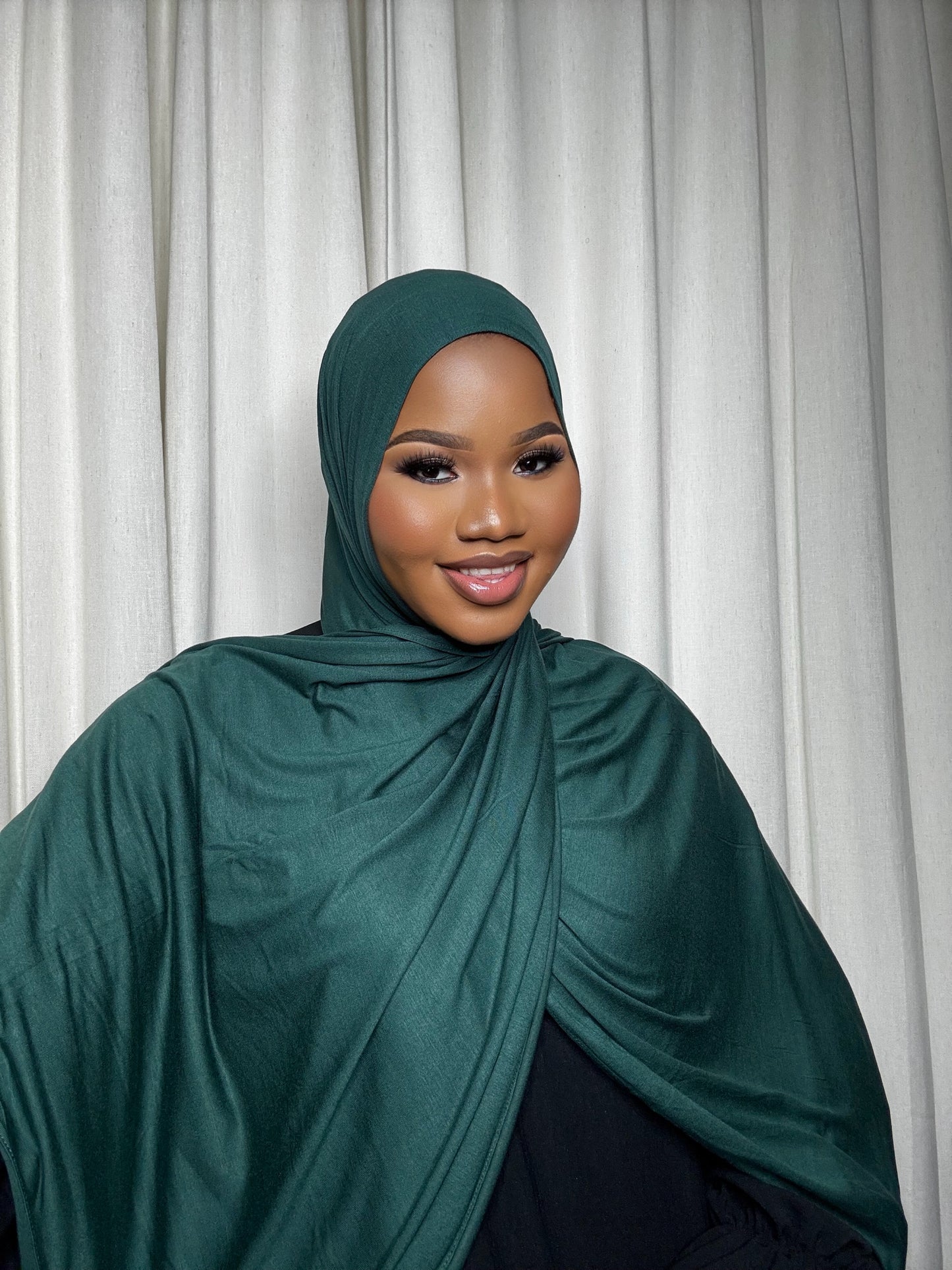 Forest Green Jersey Hijab