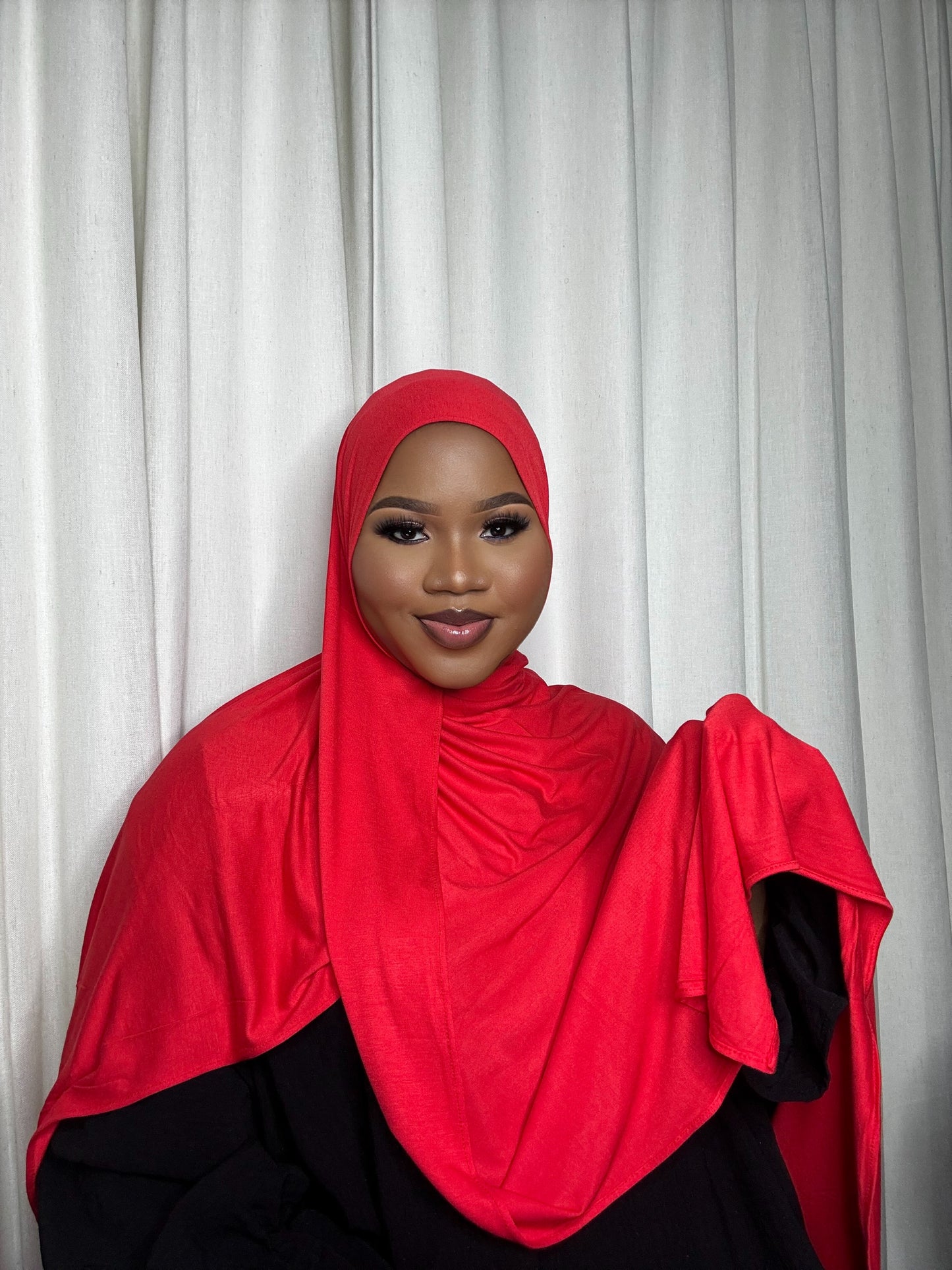 Red Jersey Hijab