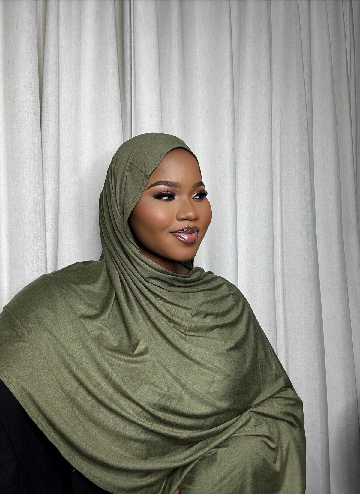 Olive Jersey Hijab