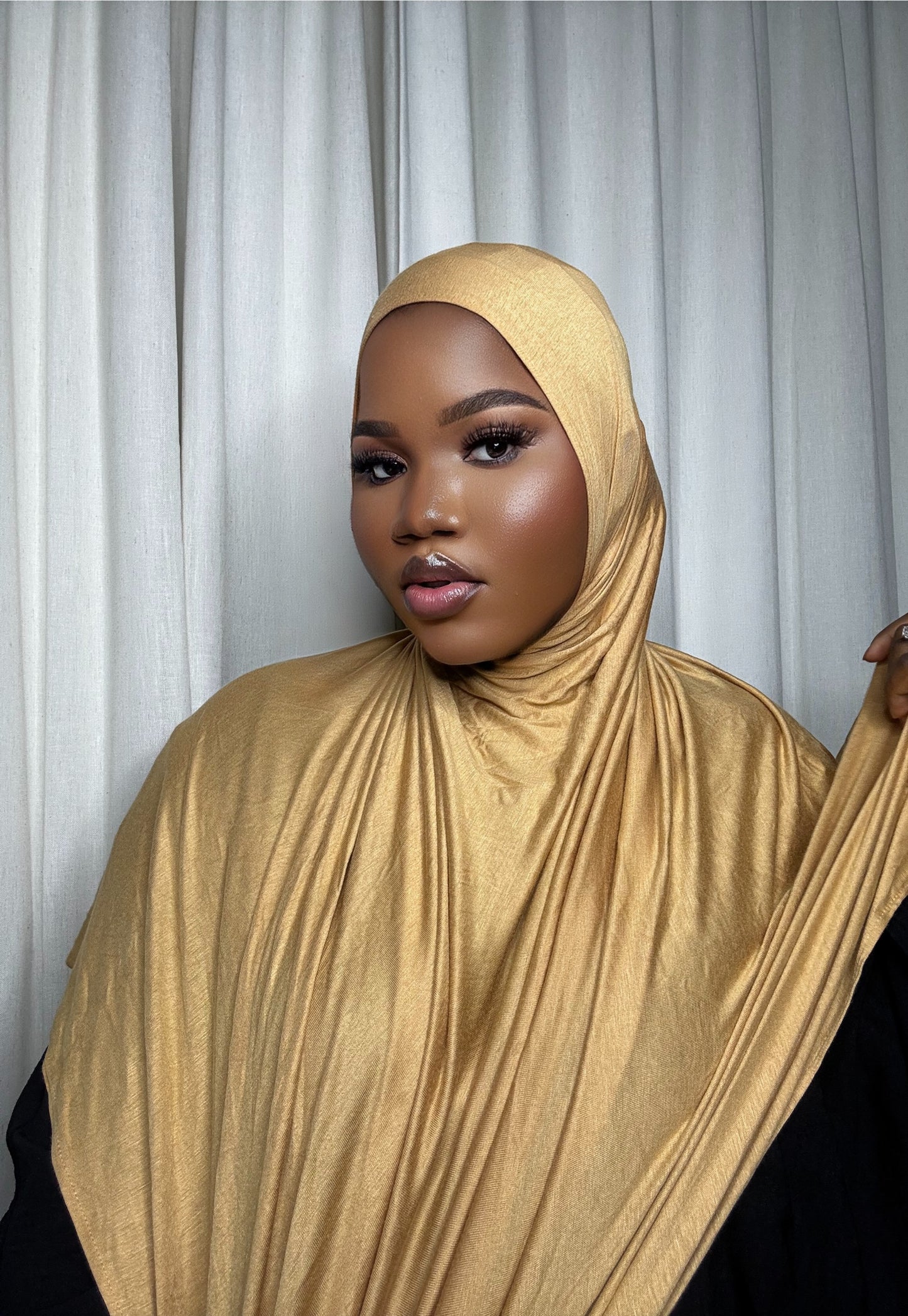Gold Jersey Hijab