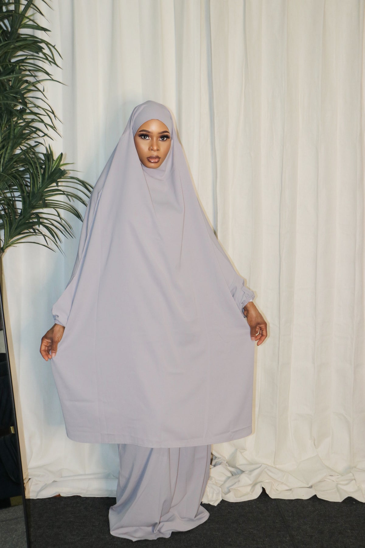 Gray Two-Piece Jilbab
