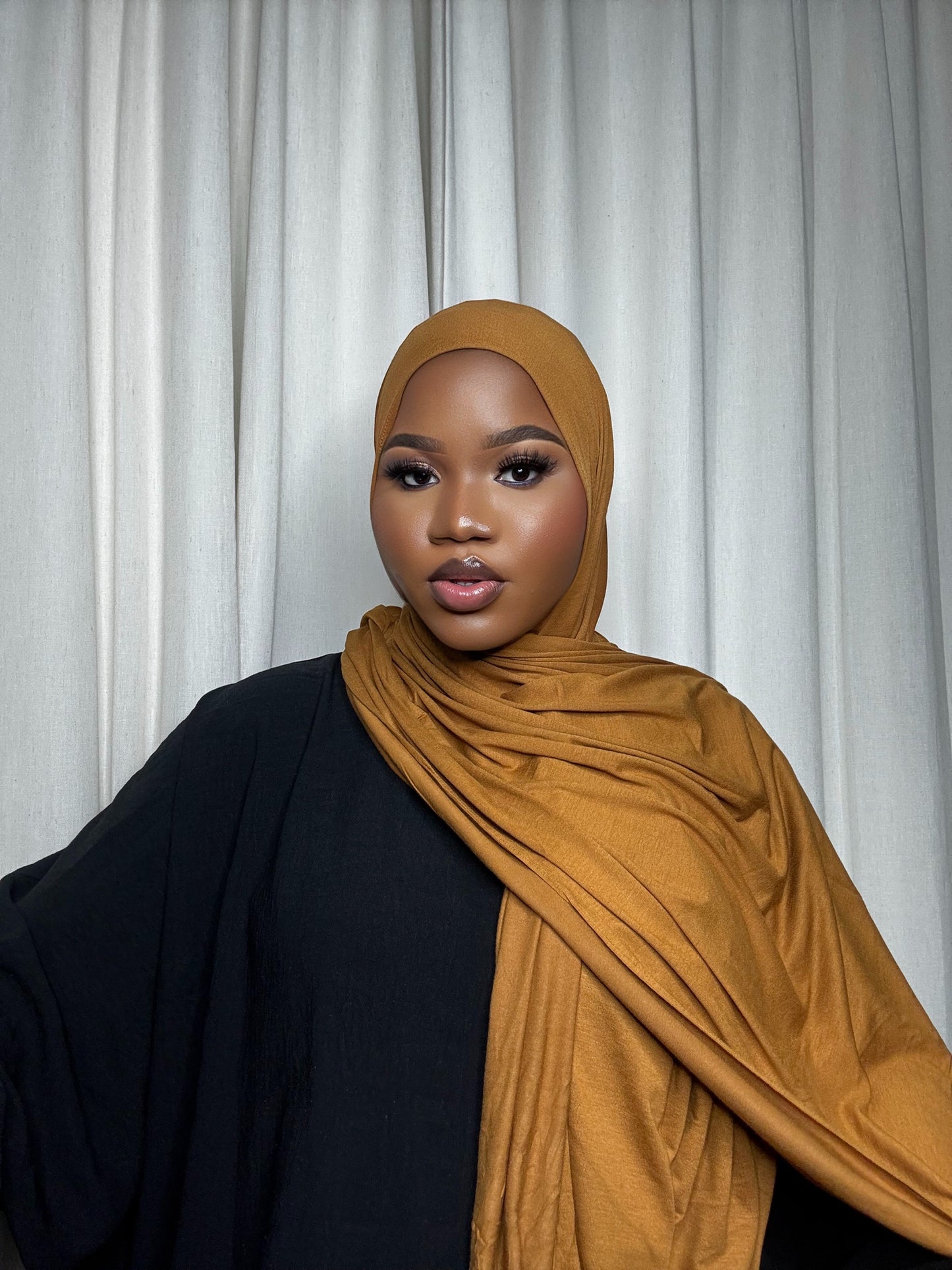 Golden Jersey Hijab
