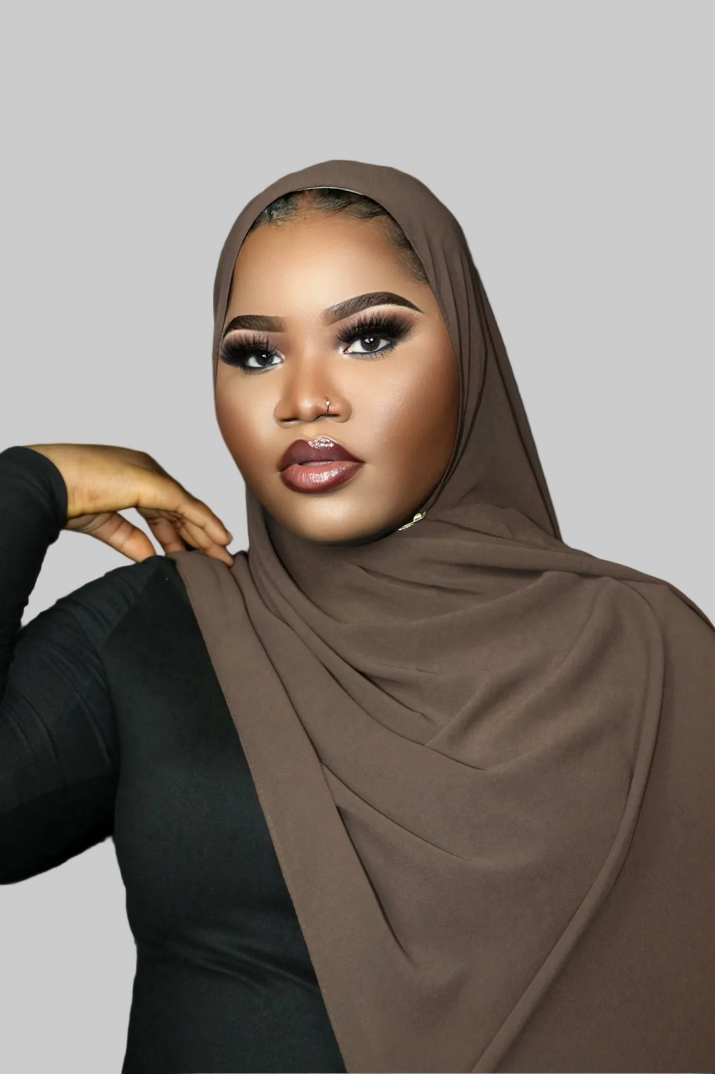 Chocolate Chiffon Hijab