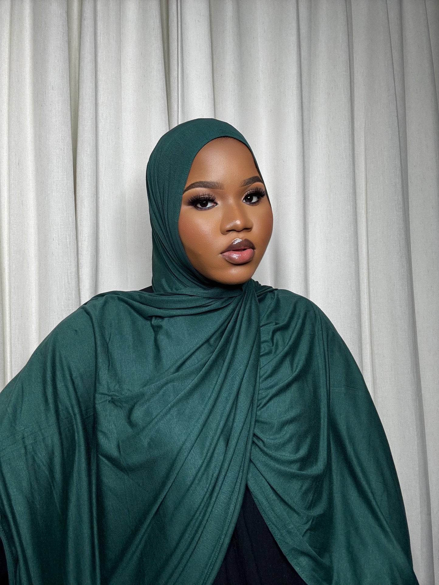 Forest Green Jersey Hijab