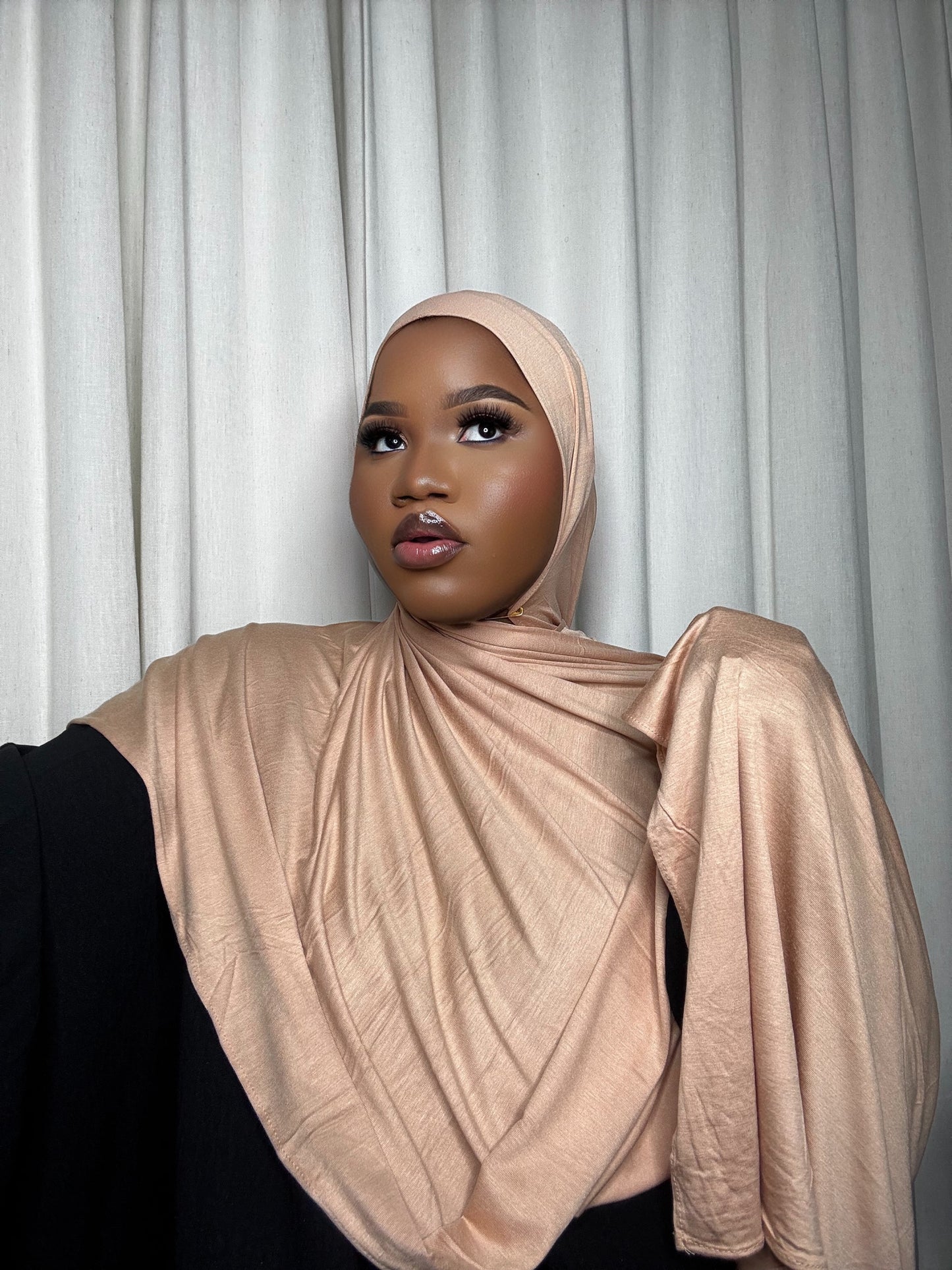 Tan Jersey Hijab