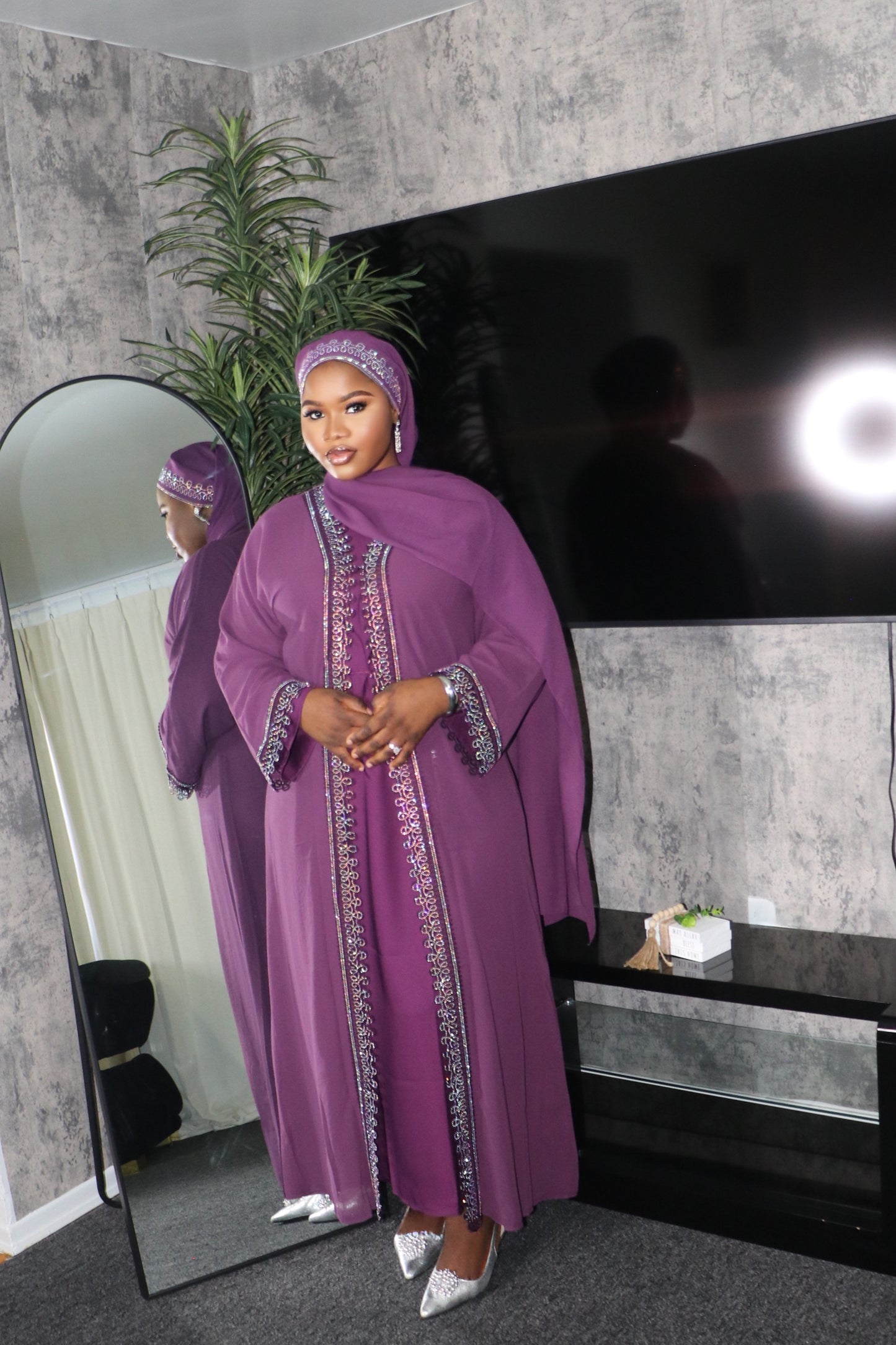Purple ~ Abaya dress.