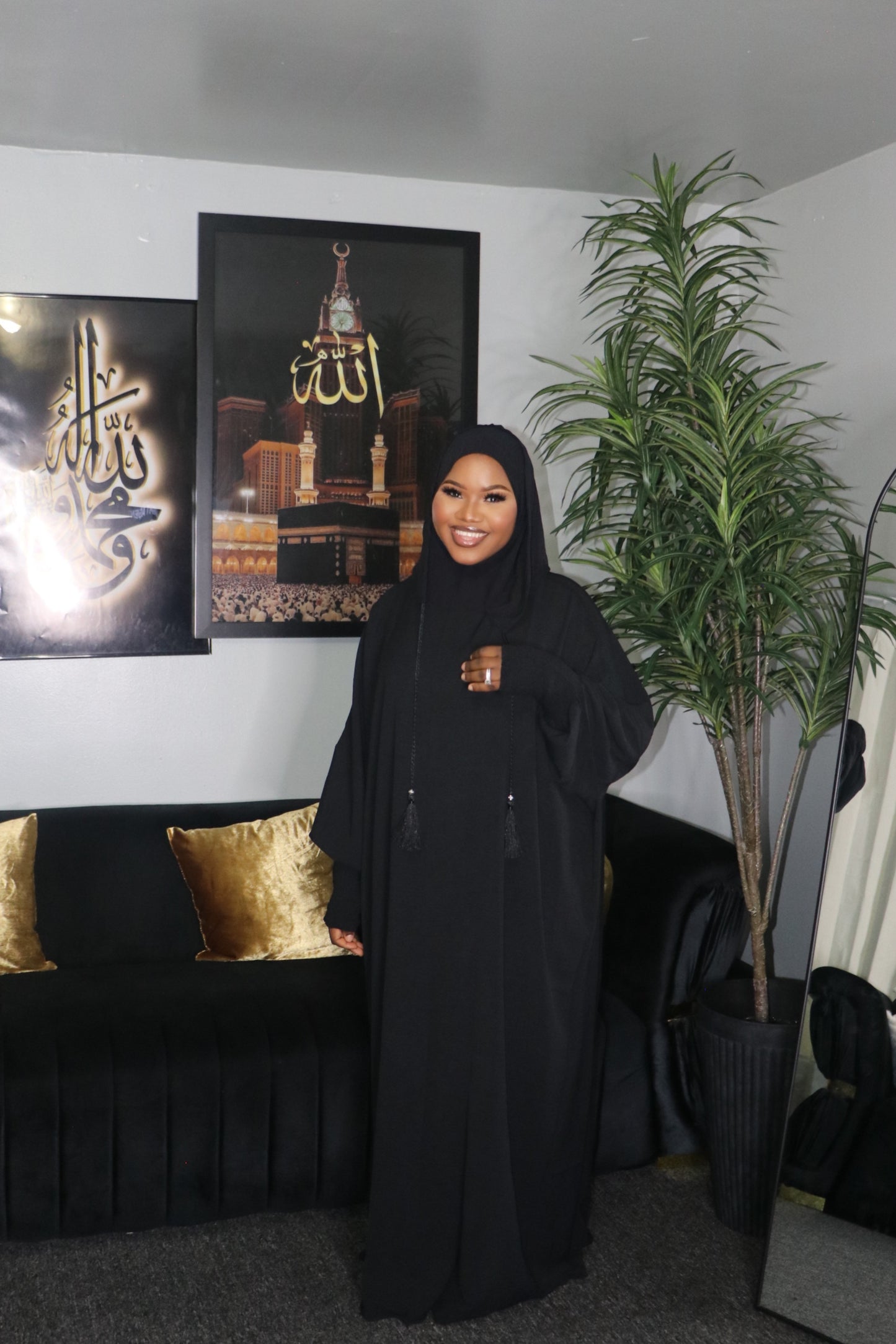 Black Hoodie Jilbab
