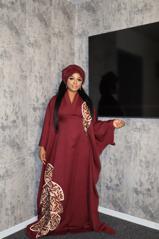 Burgundy Noor Kaftan