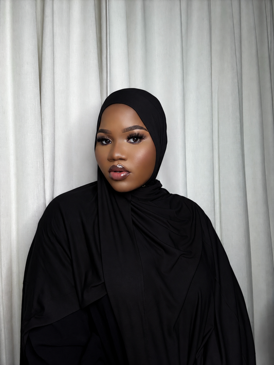 Black Jersey Hijab