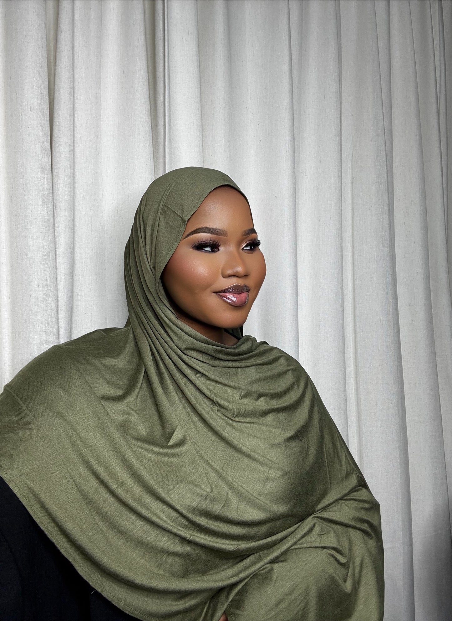 Olive Jersey Hijab