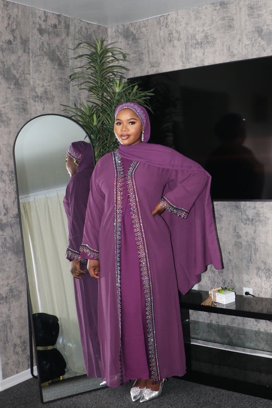 Purple ~ Abaya dress.
