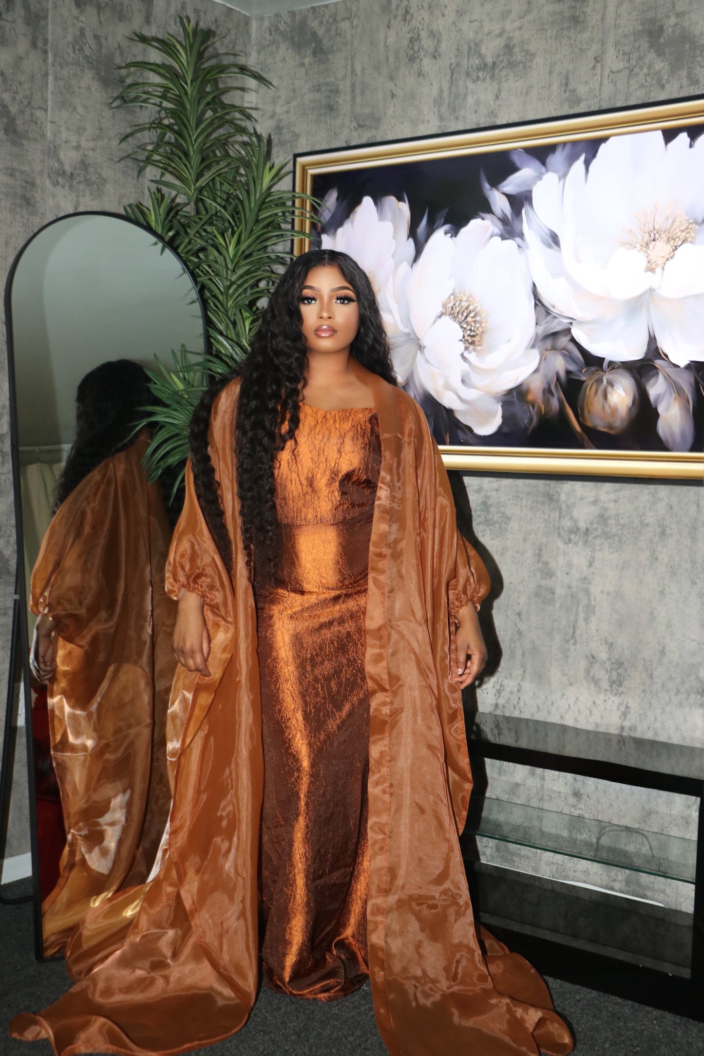 Cocoa Majesty Abaya Set