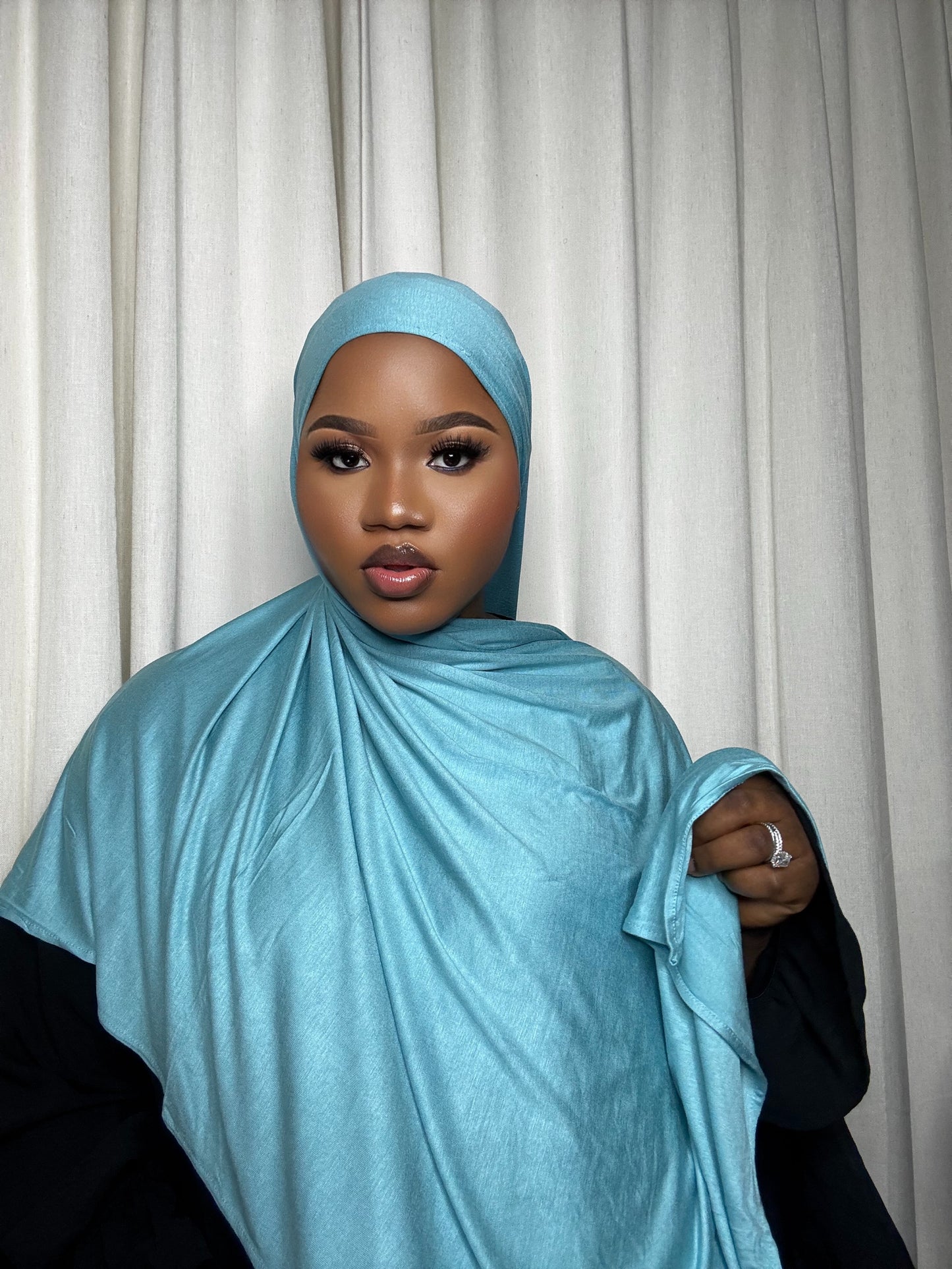 Jersey Hijab-Air Force Blue