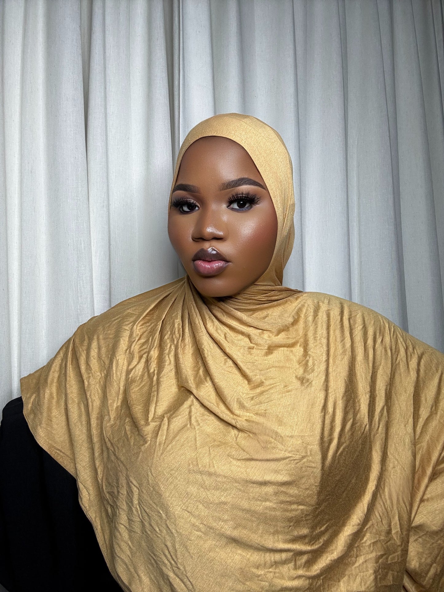 Gold Jersey Hijab