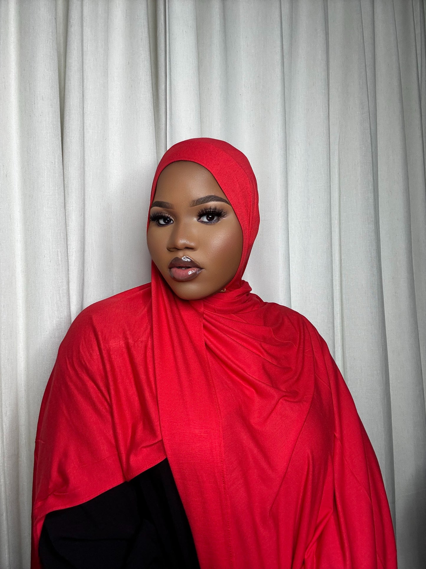 Red Jersey Hijab