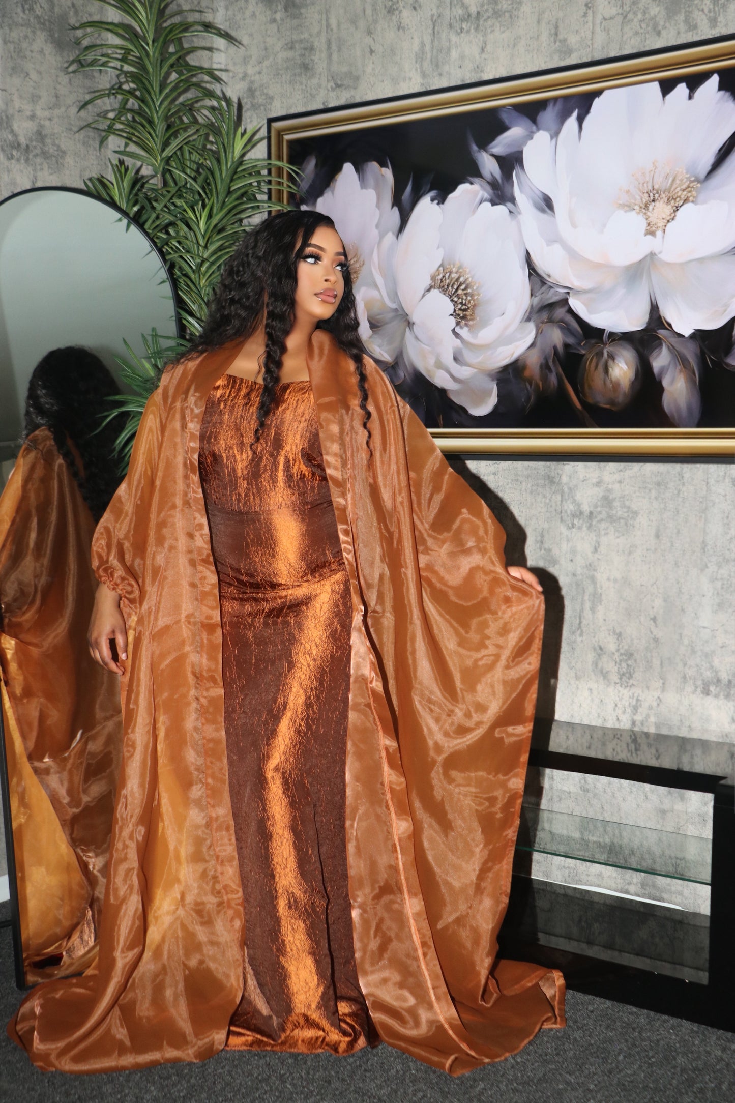 Cocoa Majesty Abaya Set