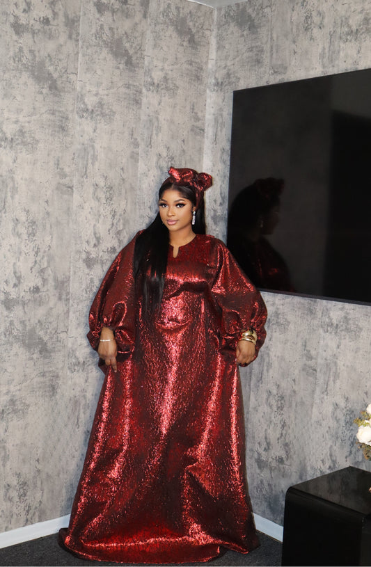 Burgundy Luxurious Dress