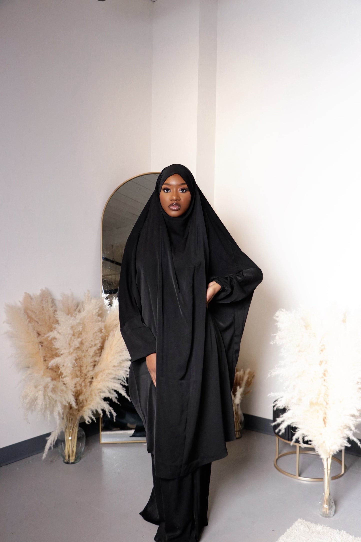 Black Two-Piece Jilbab