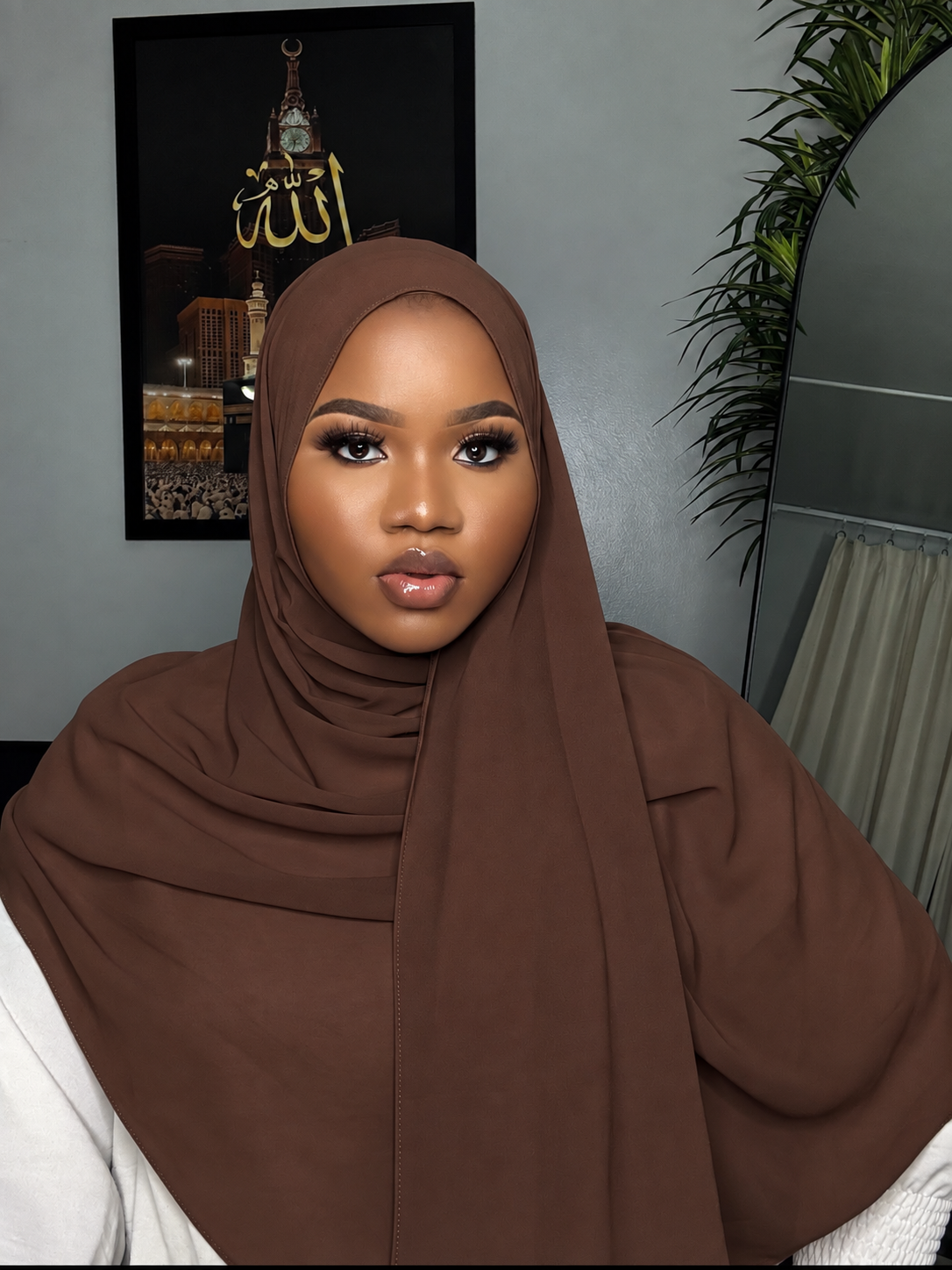 Chocolate Chiffon Hijab