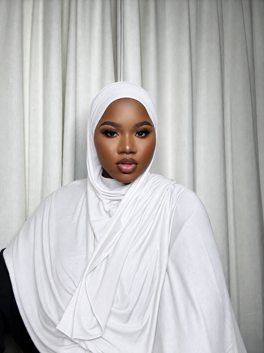 White Jersey Hijab
